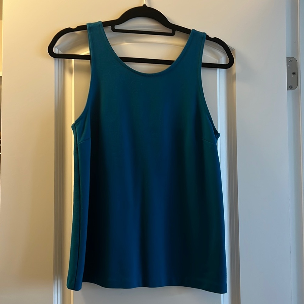 Blue tank